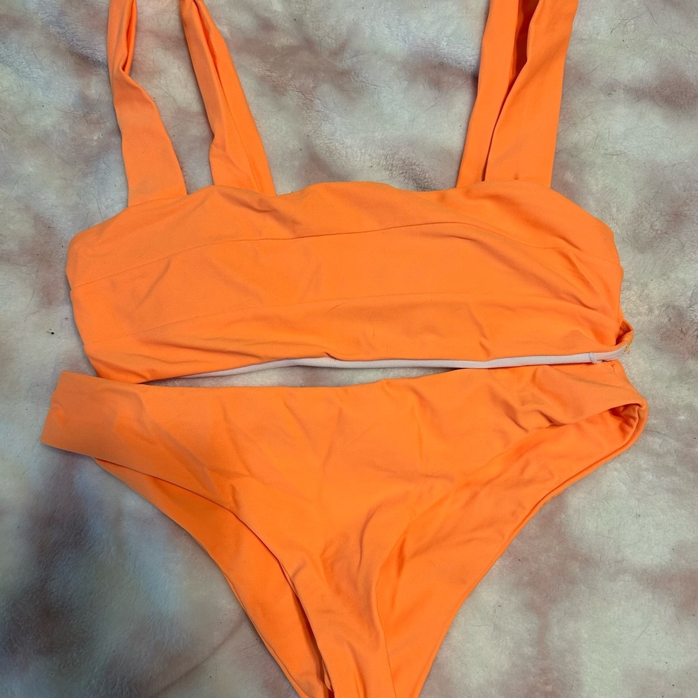 Vibrant Orange Bikini Set